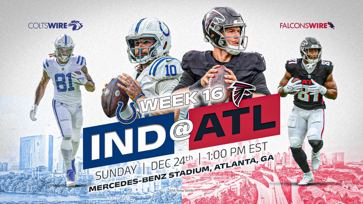 Colts vs. Falcons: How to watch, stream, listen in Week 16