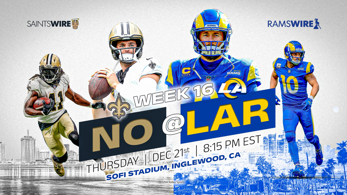 Saints vs. Rams: How to watch, listen and stream Week 16 game
