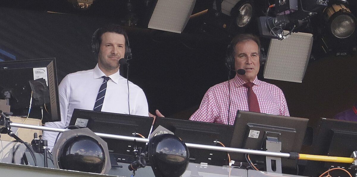 Why Jim Nantz and Tony Romo aren’t calling an NFL game on Sunday for CBS in Week 16