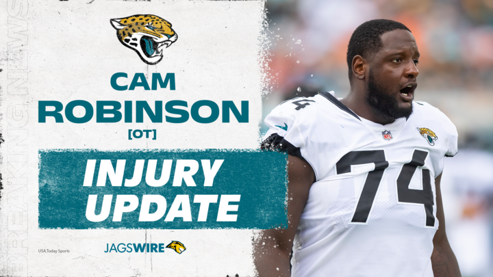 Jaguars ‘optimistic’ OT Cam Robinson will return from IR in Week 17