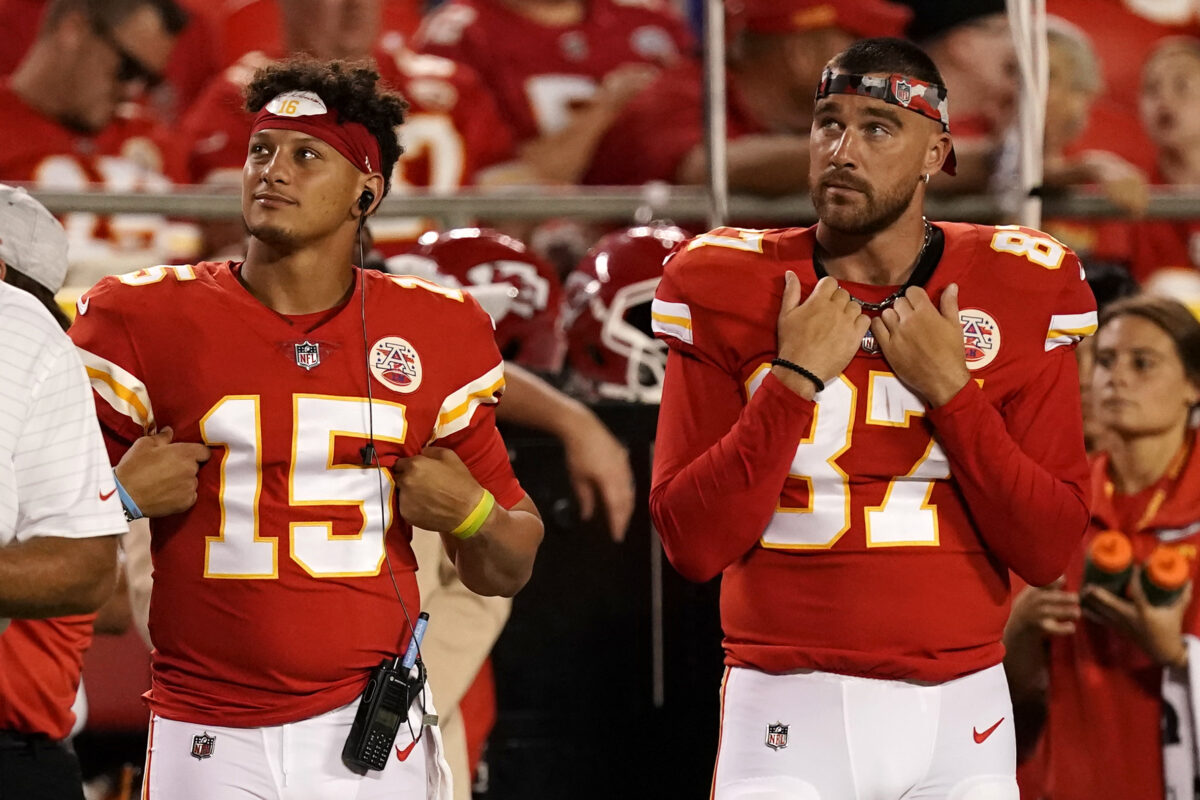 LOOK: Chiefs stars dressed to kill ahead of ‘Sunday Night Football’ matchup vs. Packers