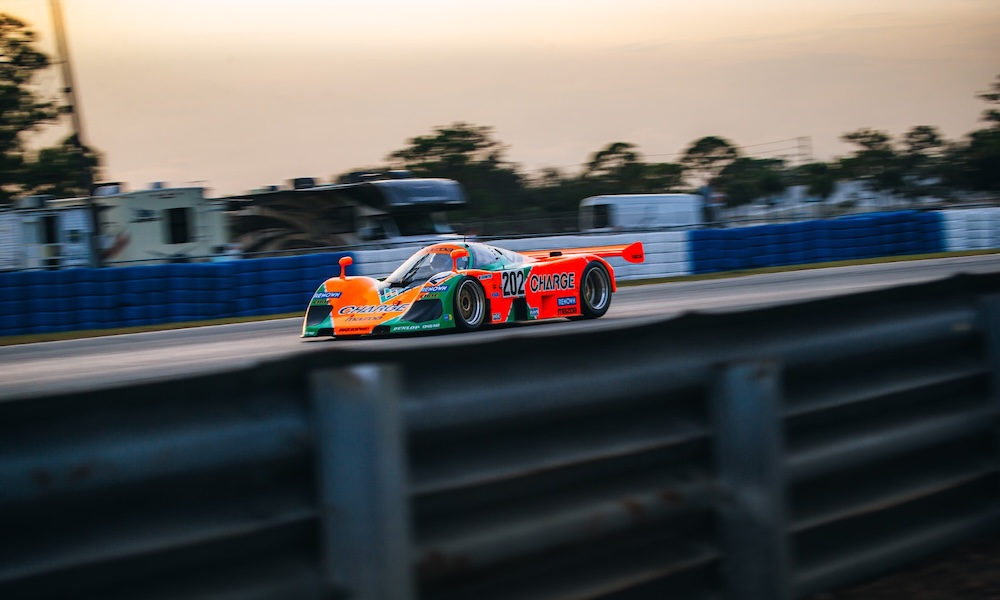 Mazda Heritage cars put on a show at Sebring