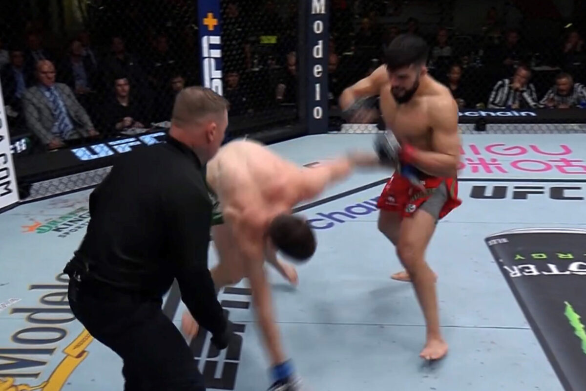 UFC Fight Night 233 video: Nasrat Haqparast staggers Jamie Mullarkey, blitzes in for furious TKO win