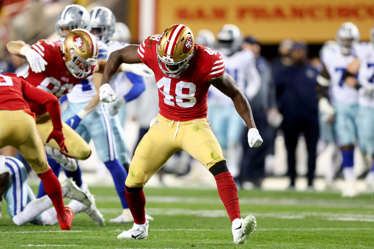 No 49ers inactive due to injury for NFC championship game