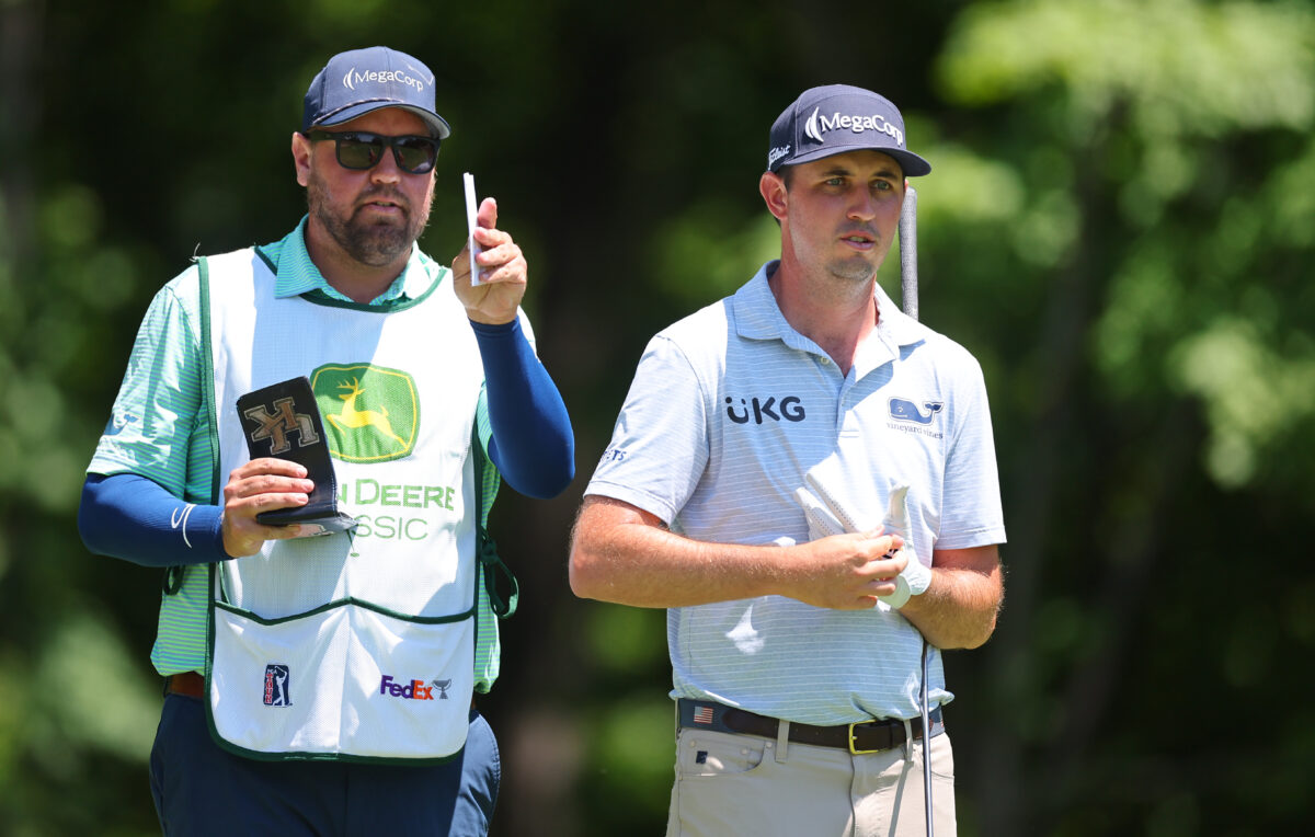 PGA Tour caddie has hilarious interaction with fan, says be quiet in the most polite way possible