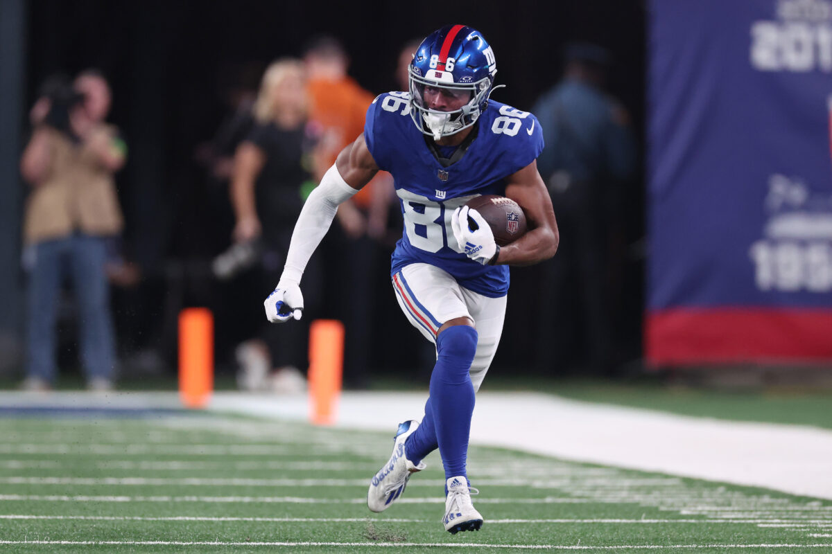 Giants’ Darius Slayton could trigger multiple contract incentives in Week 18