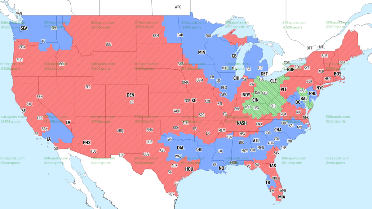 Falcons vs. Saints: TV Broadcast map for Week 18