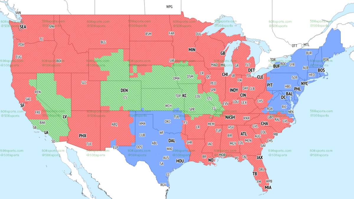 Will the Chargers-Chiefs matchup be on in your area?