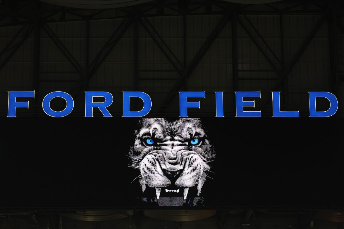 Lions raise the 2023 NFC North banner in Ford Field