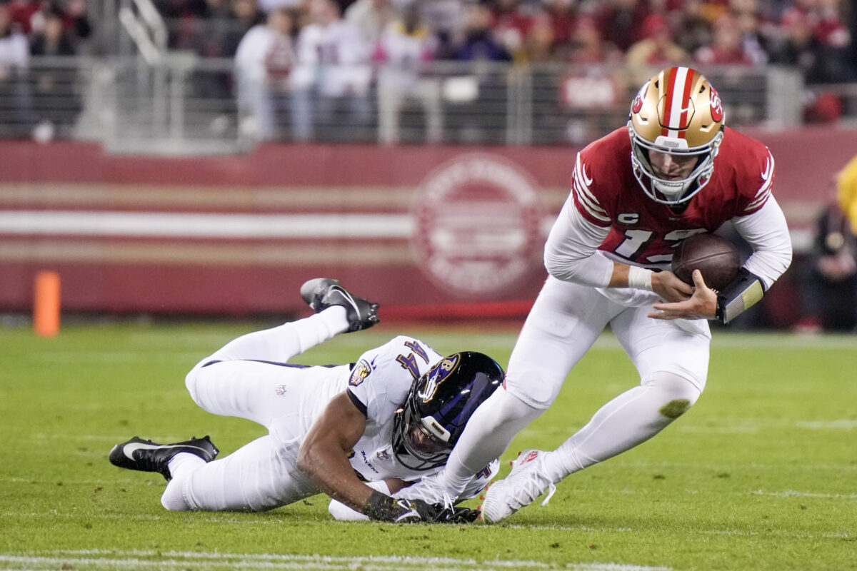 NFL power rankings: 49ers can’t overtake red-hot Ravens for No. 1 spot