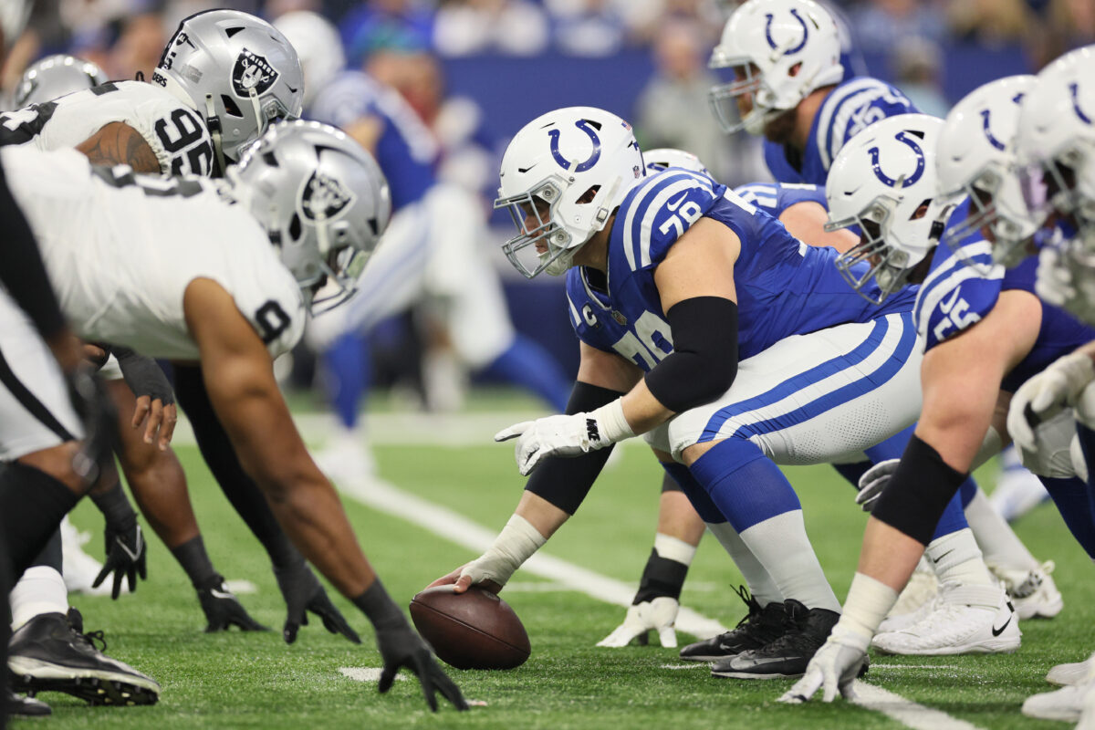 PFF ranks Colts offensive line among elite units