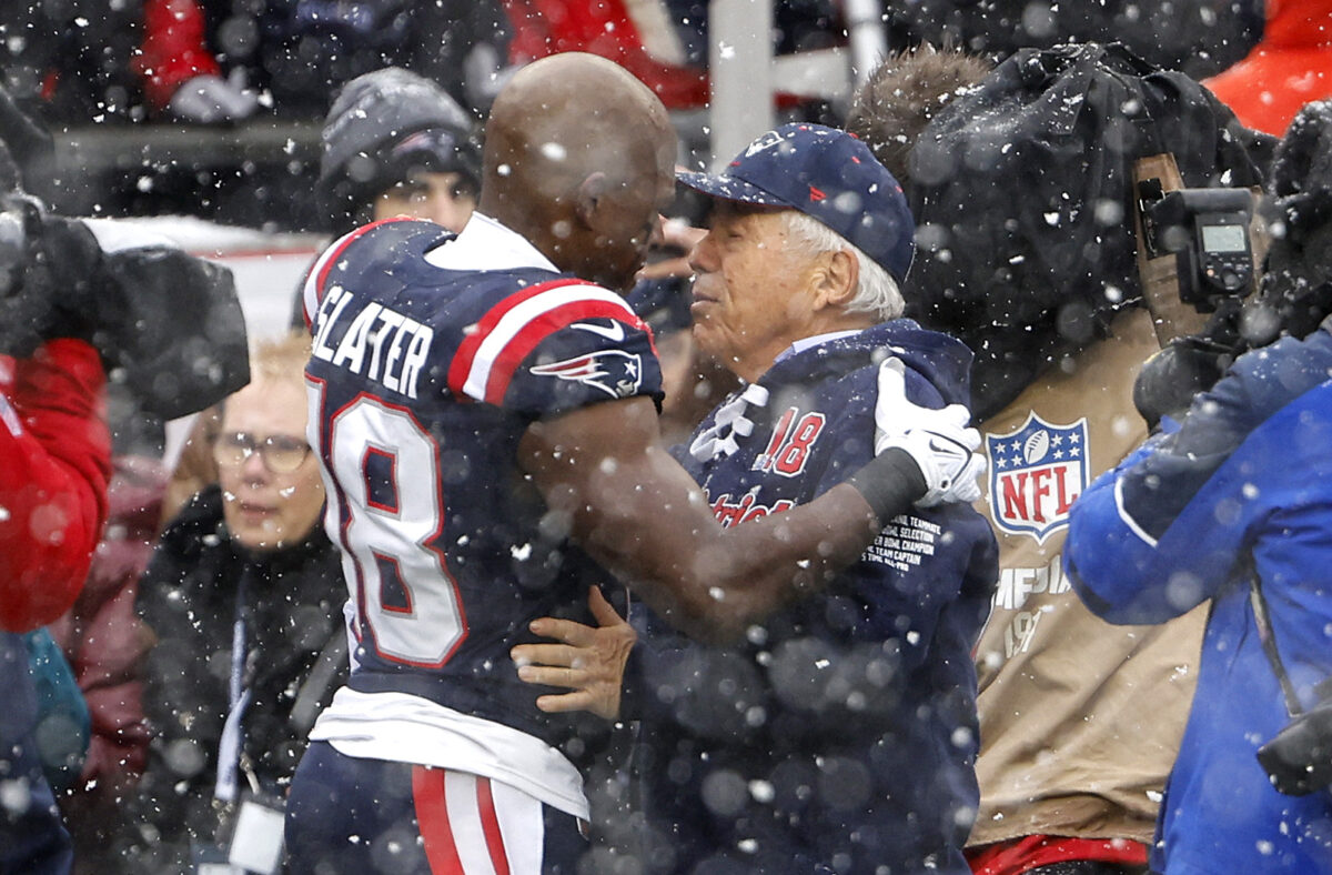 Camera catches emotional Matthew Slater on sideline before possibly his final NFL game