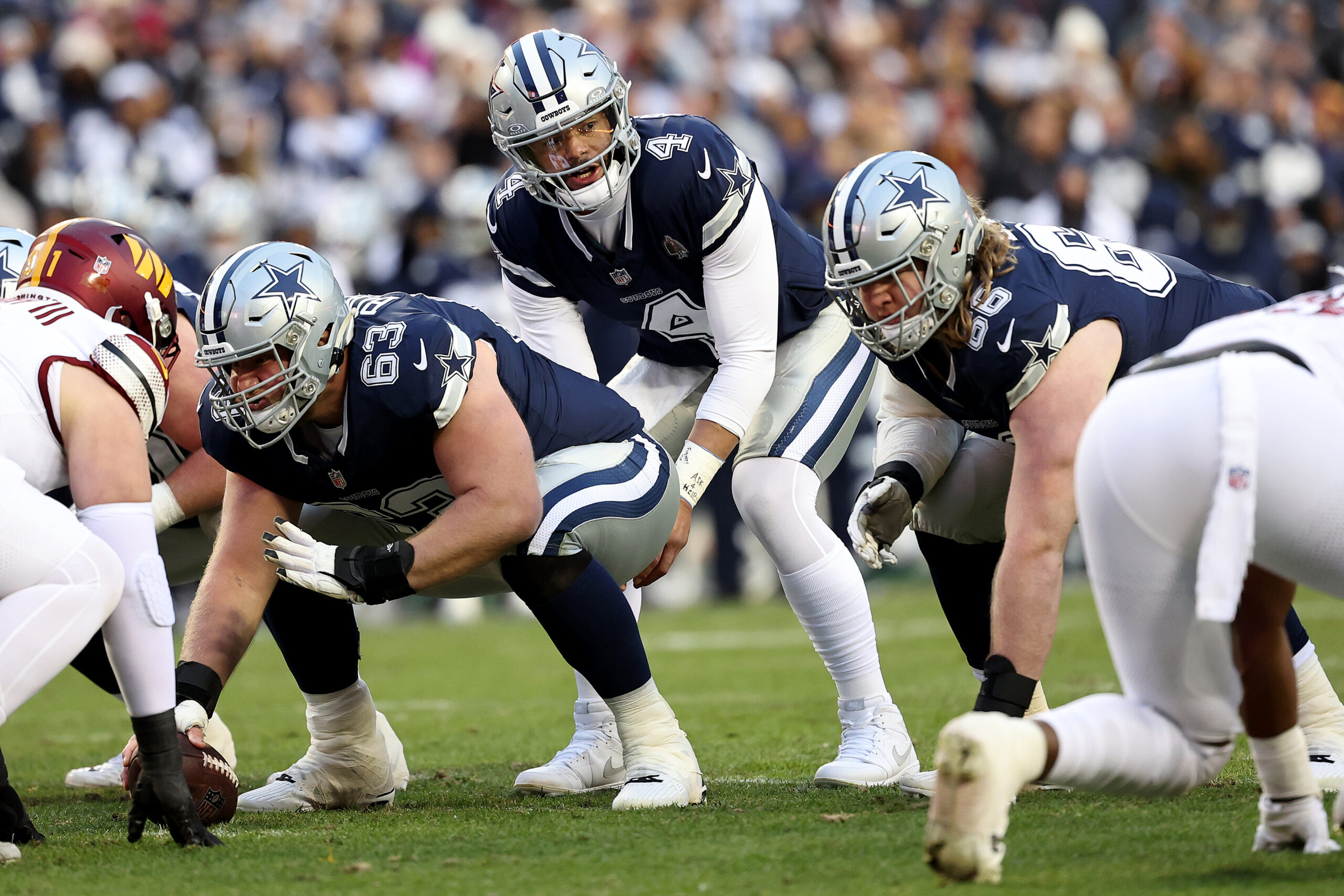 Cowboys’ O-line ‘should be back full force’ in wild-card round after backups’ big day