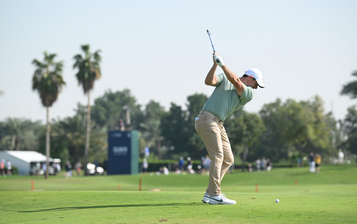 Rory McIlroy ‘didn’t expect that’ with opening 62 at Dubai Invitational to begin 2024