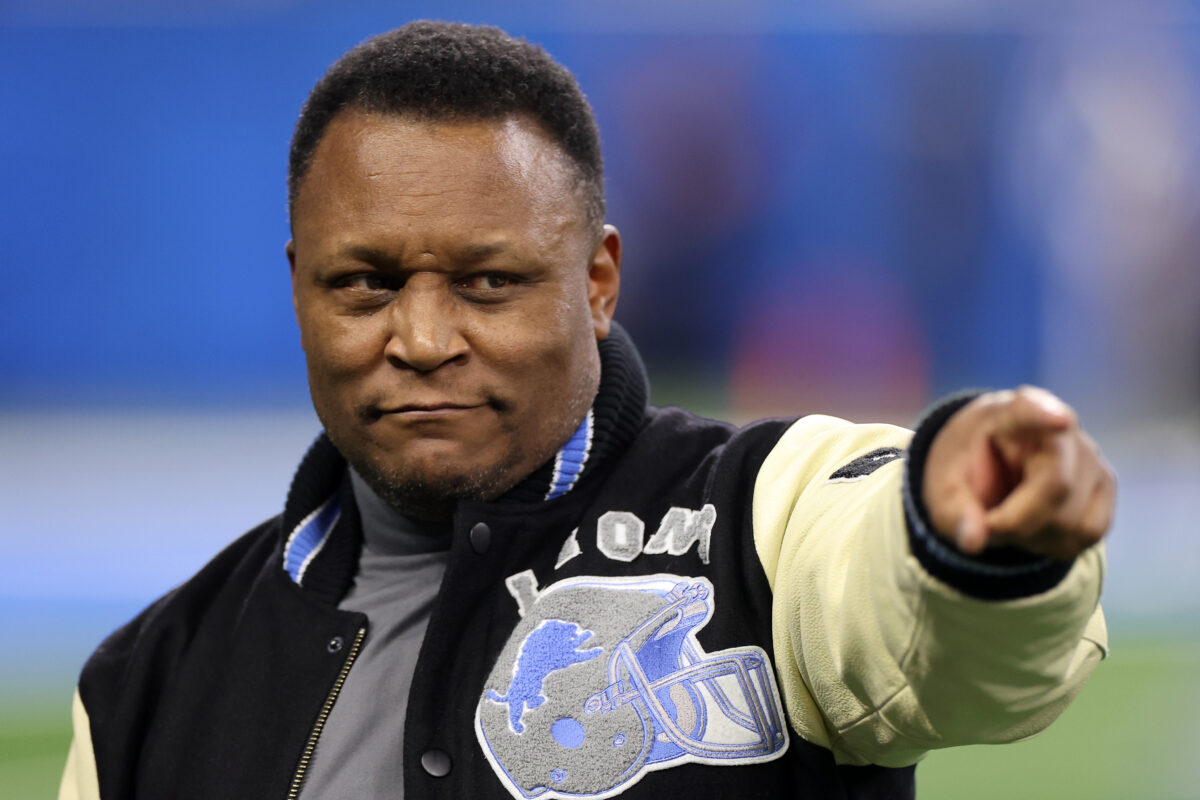 Barry Sanders will be the honorary Lions captain vs. 49ers