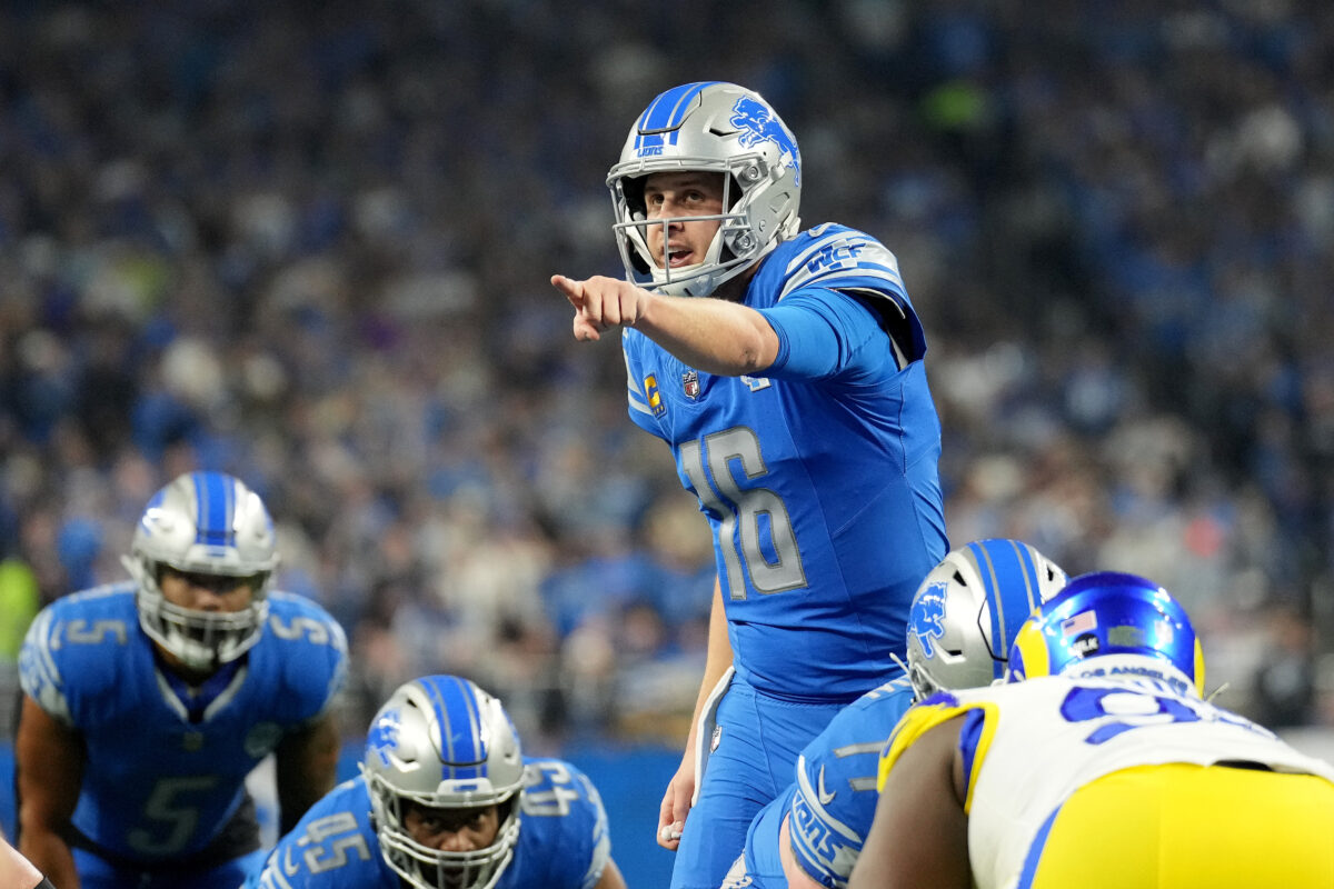 Jared Goff earns the game ball and redemption in Lions playoff win over the Rams