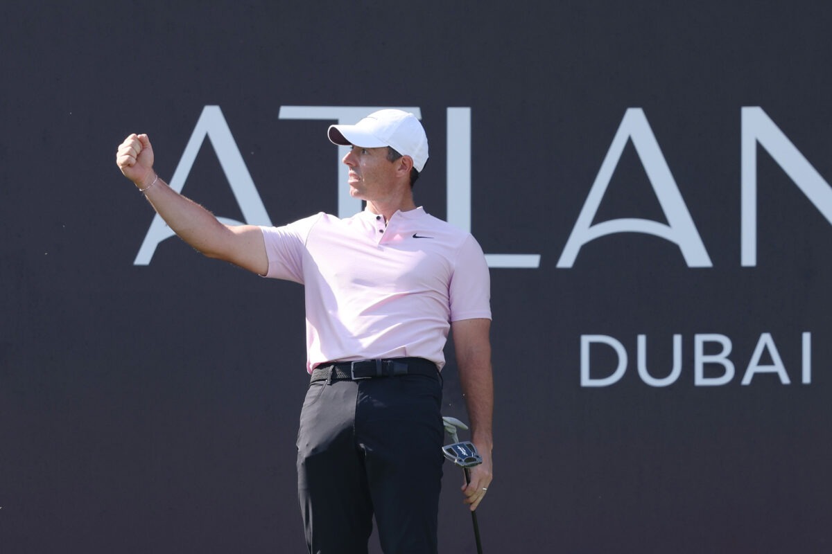Rory McIlroy charges with 63, only two back of leader Cameron Young at Hero Dubai Desert Classic
