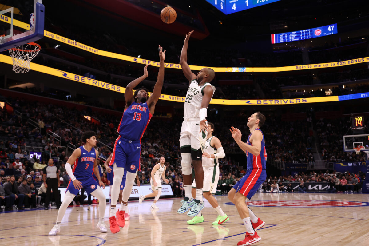 Former Texas A&M star Khris Middleton moves in to the third all-time scoring in Bucks history