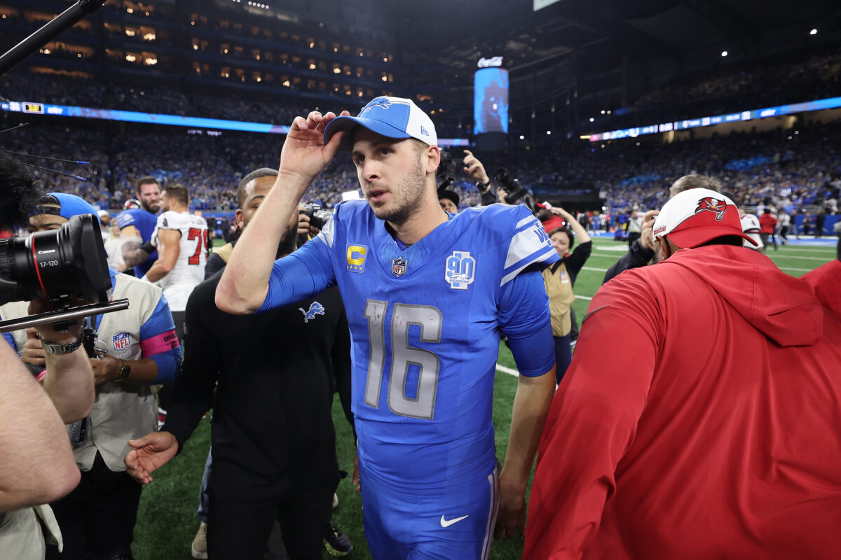 Jared Goff on the Lions fans after 2nd playoff win: ‘They deserve to enjoy this’