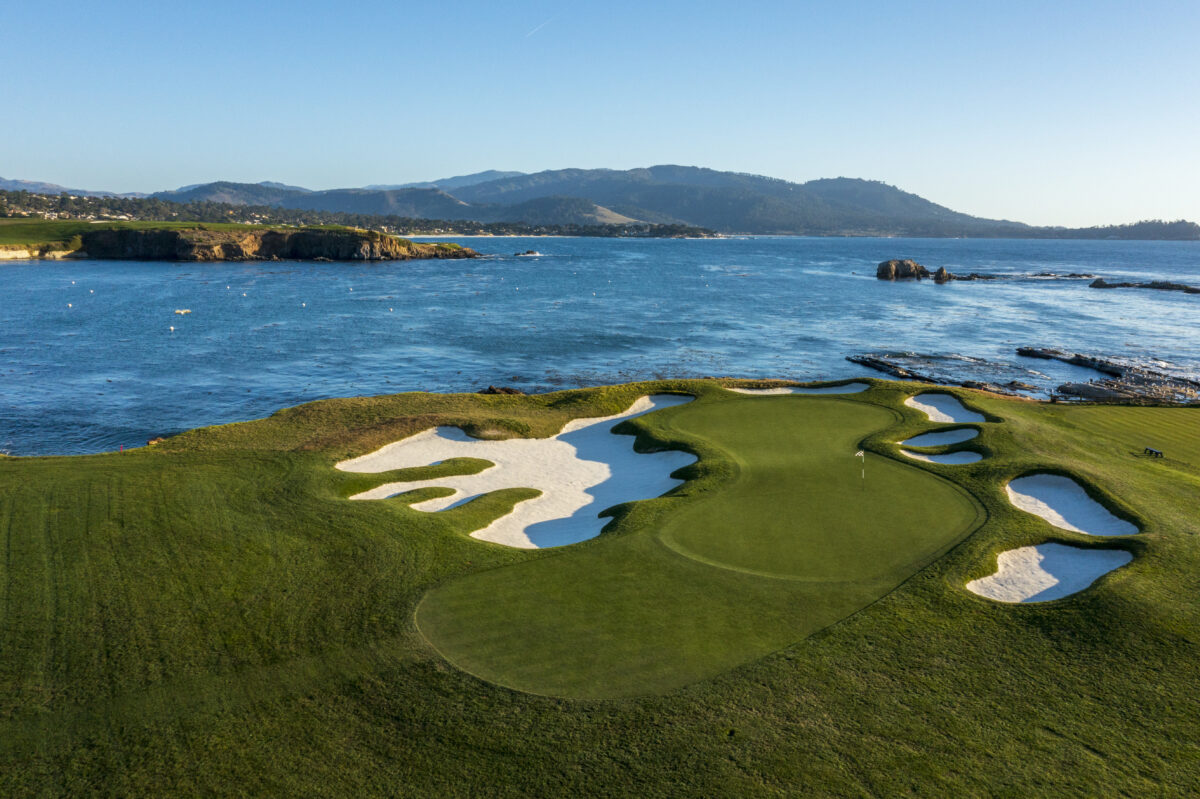 Check the yardage book: Pebble Beach Golf Links for the 2024 AT&T Pebble Beach Pro-Am