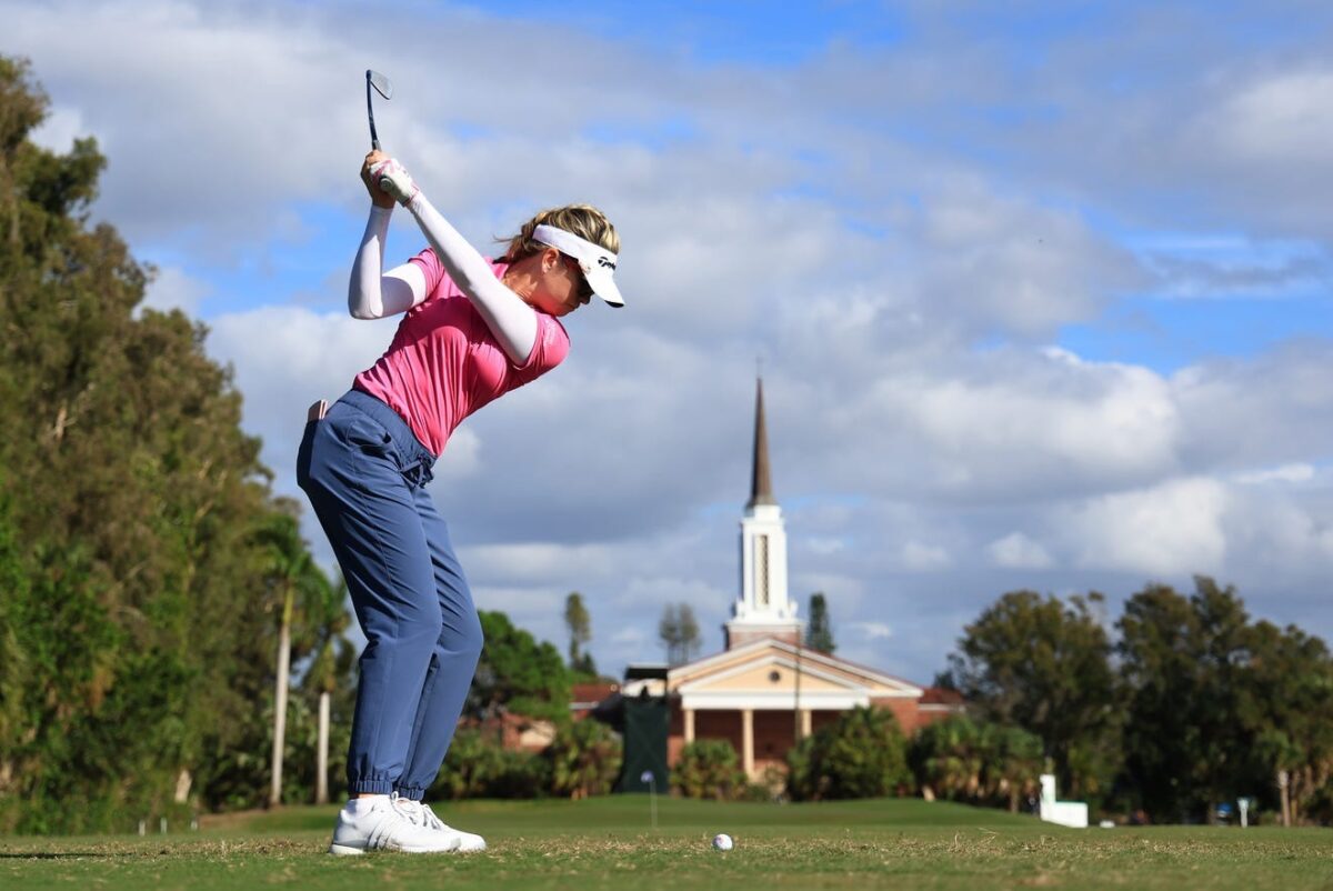 At 37, Paula Creamer tries to balance being a mother of 2-year-old with life on LPGA Tour