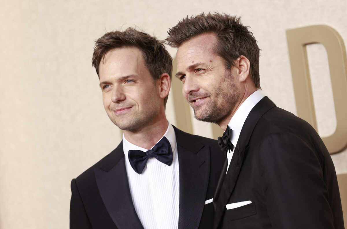 The cast of Suits reunited on stage at the Golden Globes and everyone loved it