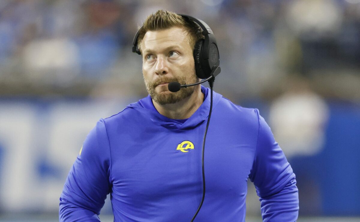 Everyone blasted Sean McVay for a fourth-quarter Rams punt while in Lions territory
