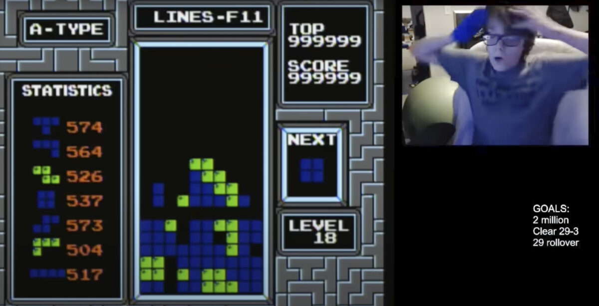 A 13-year-old became the first person to ever beat Tetris: Watch the stunning moment when he does it