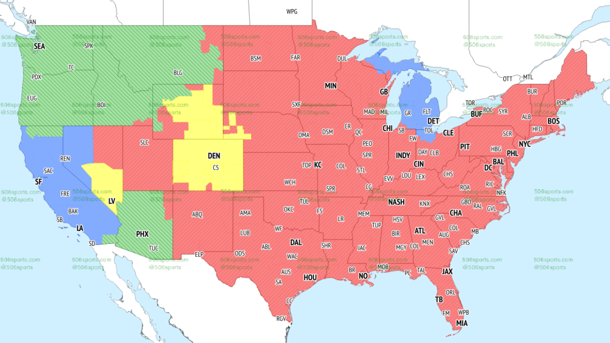 Broncos vs. Raiders broadcast map: Will the game be on TV?