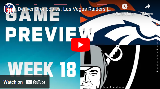 WATCH: NFL.com previews Broncos-Raiders game