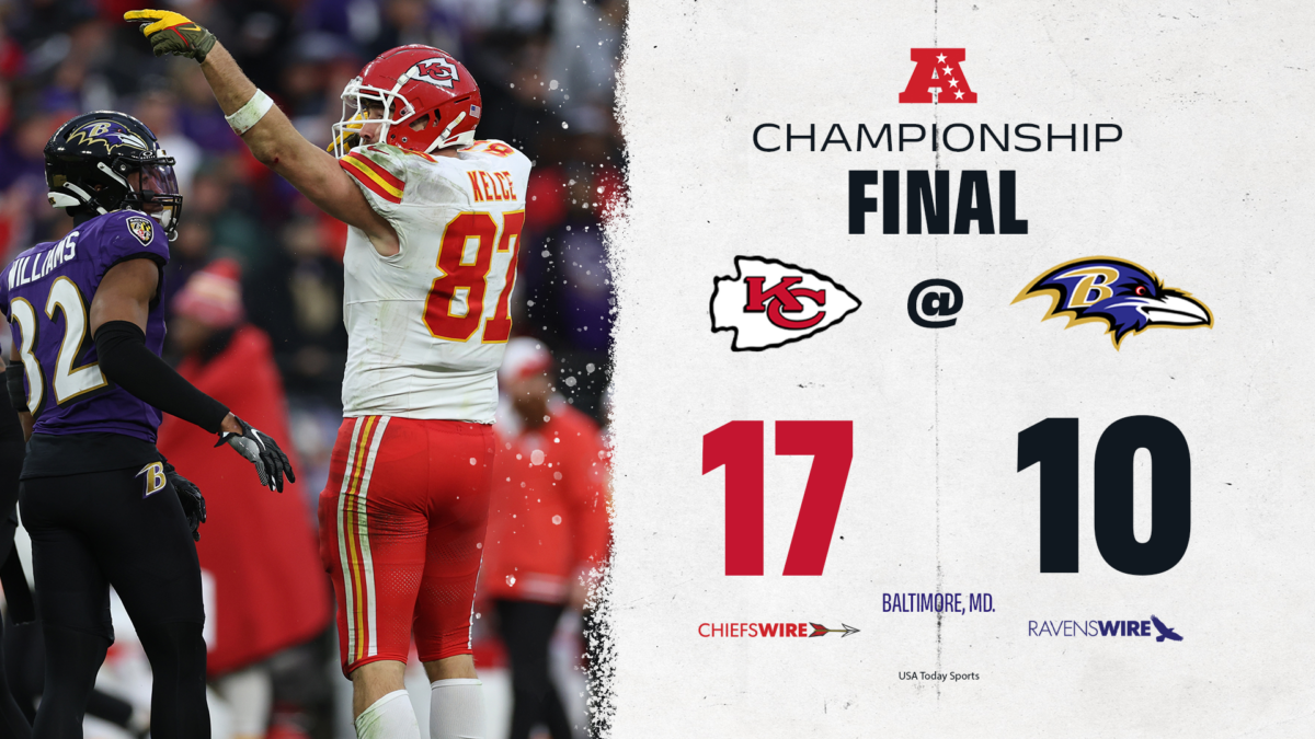 Chiefs make 4th Super Bowl in 5 years with 17-10 win over Ravens