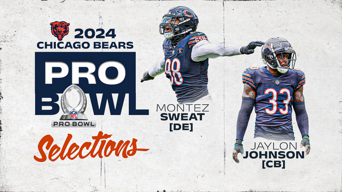 Bears DE Montez Sweat, CB Jaylon Johnson named to 2024 Pro Bowl