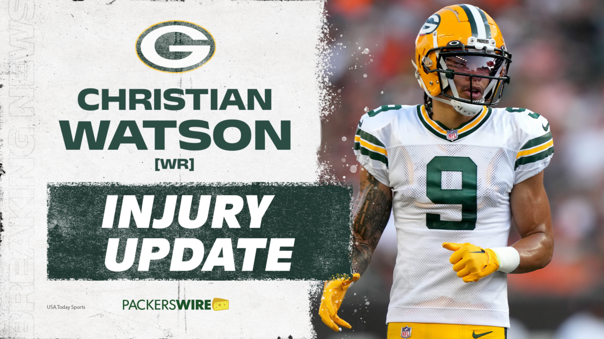 Packers unsure if WR Christian Watson will be available vs. Cowboys