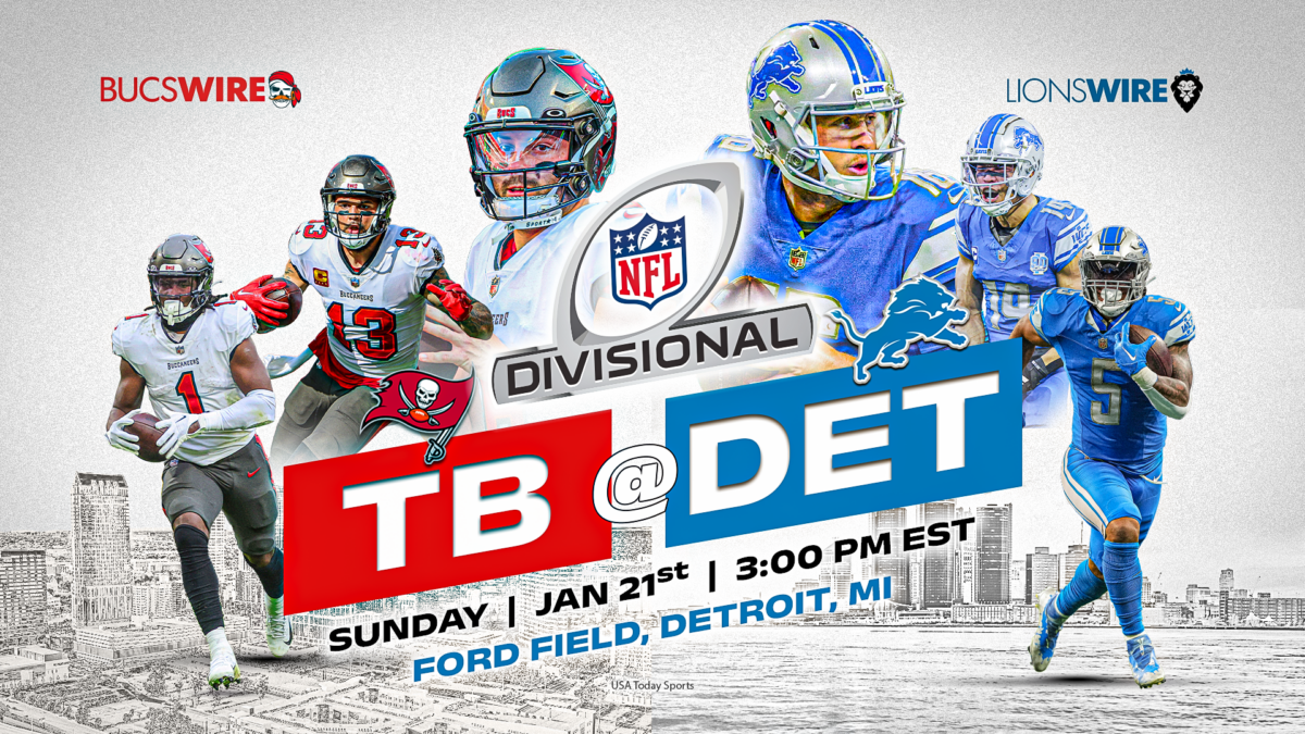 Bucs Game: Live updates from Bucs at Lions in NFC Divisional Round