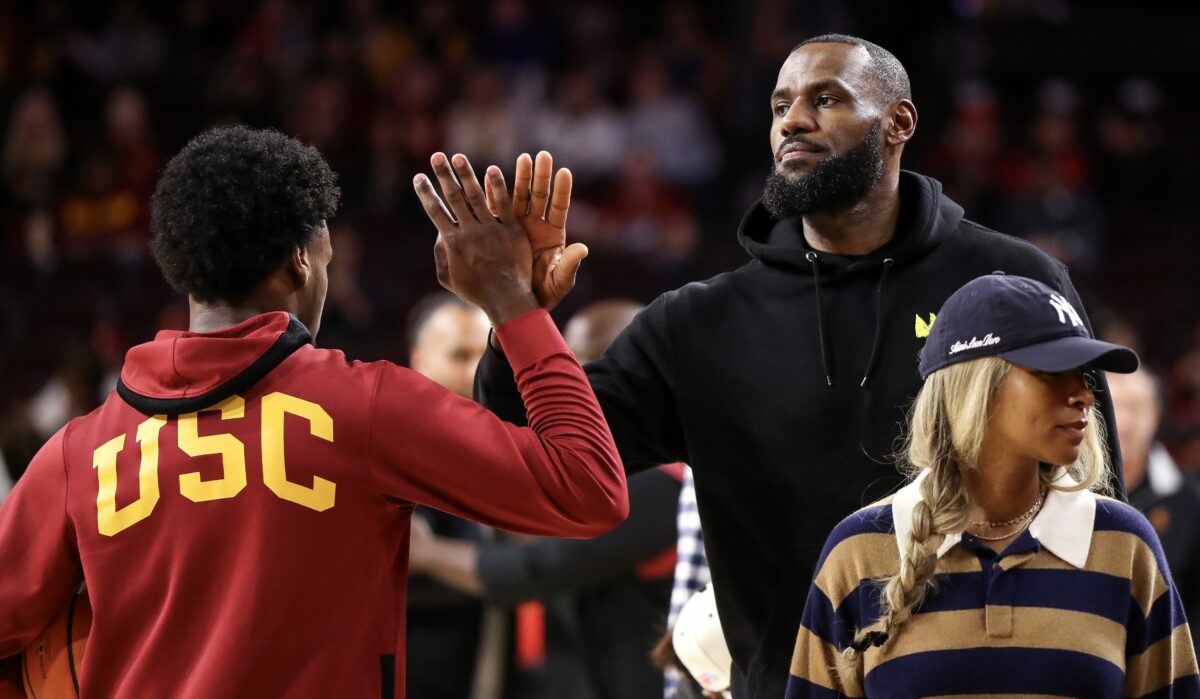LeBron James shared a moving story about watching Bronny’s USC game with his mom