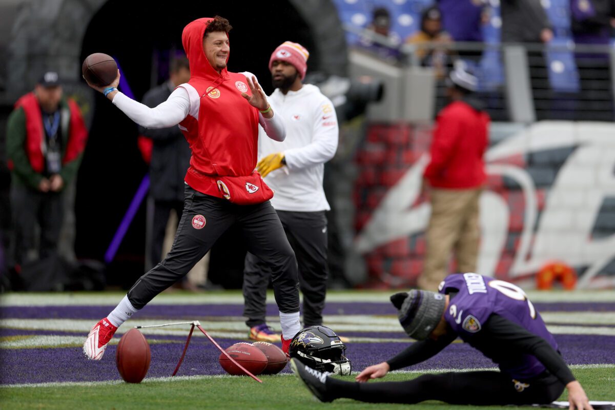 Patrick Mahomes said Justin Tucker is the only kicker he’s had pregame issues with