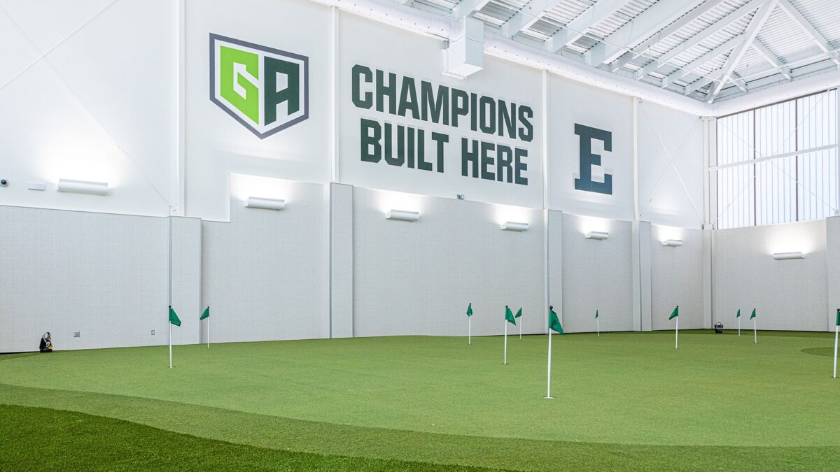 College golf facilities: Eastern Michigan Eagles and GameAbove Golf Performance Center