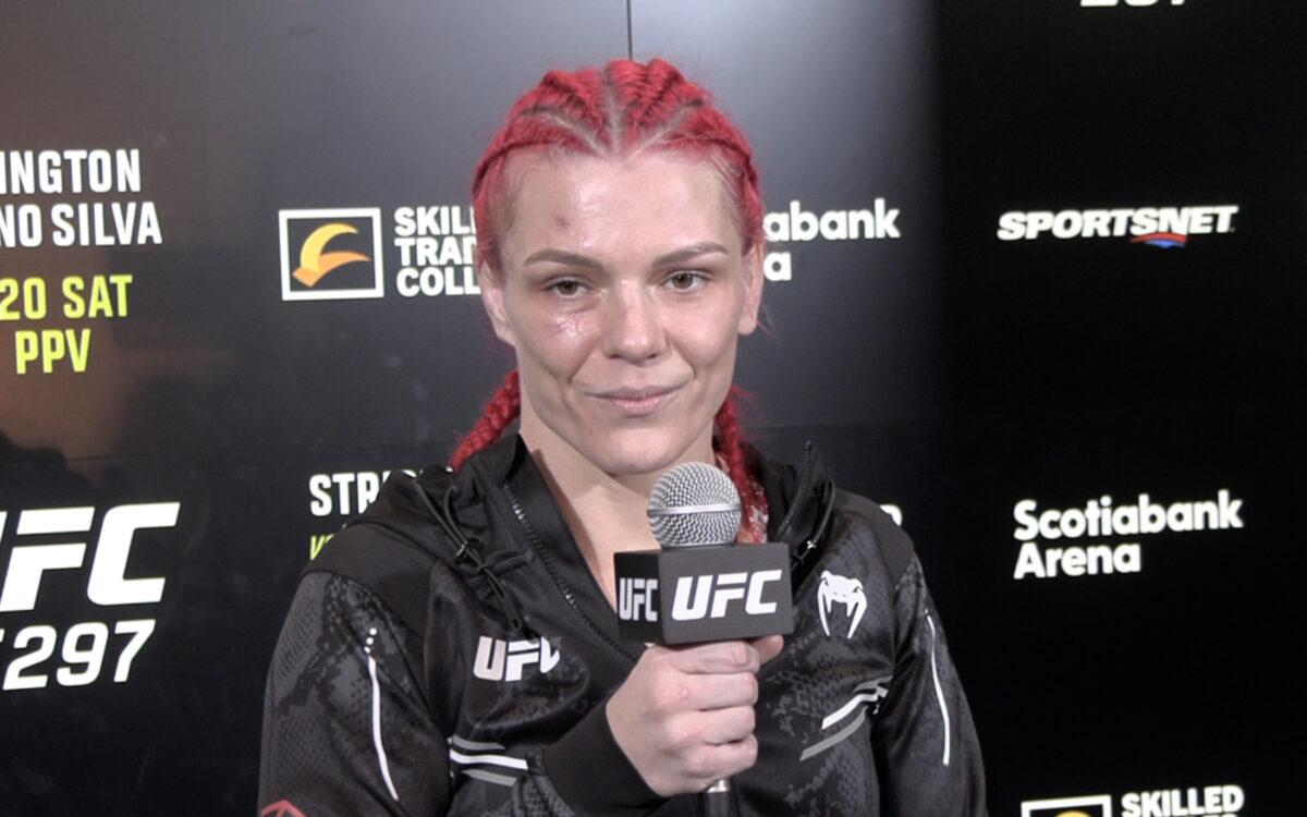 Gillian Robertson thinks Canada is her knockout good-luck charm after UFC 297