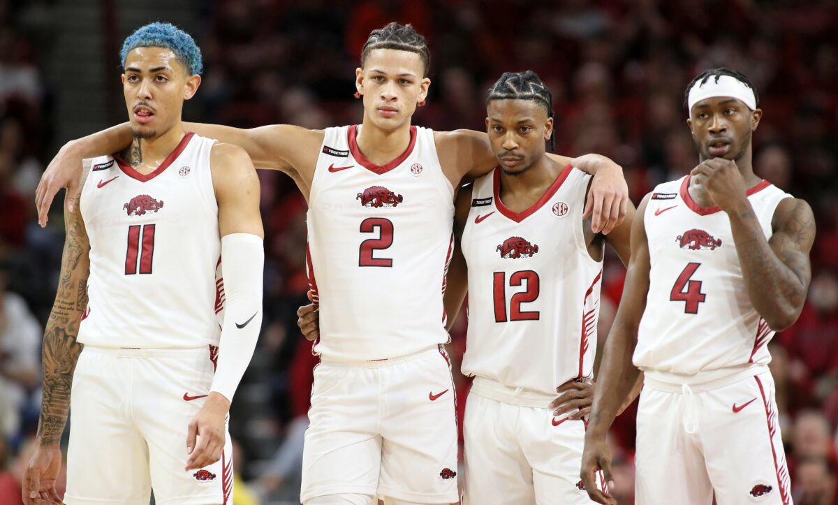 Razorbacks hit the road for two following Saturday’s historic loss