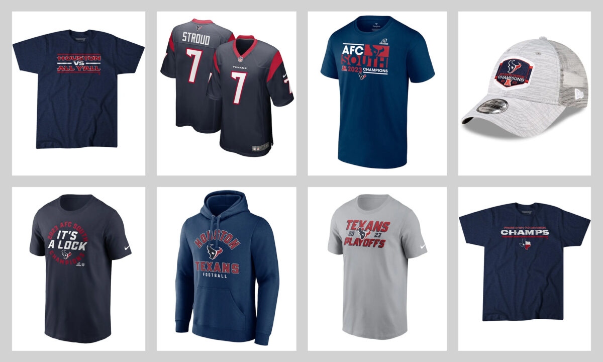 Best Houston Texans AFC South champions, NFL playoff gear