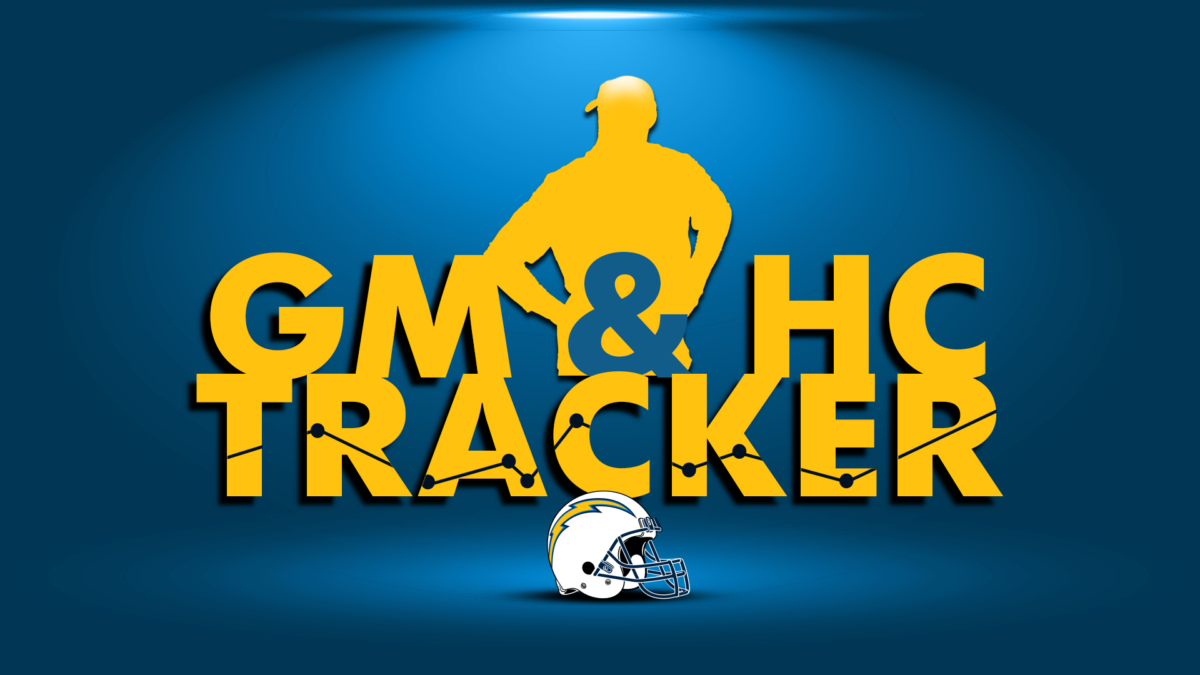 Chargers head coach, general manager interview tracker