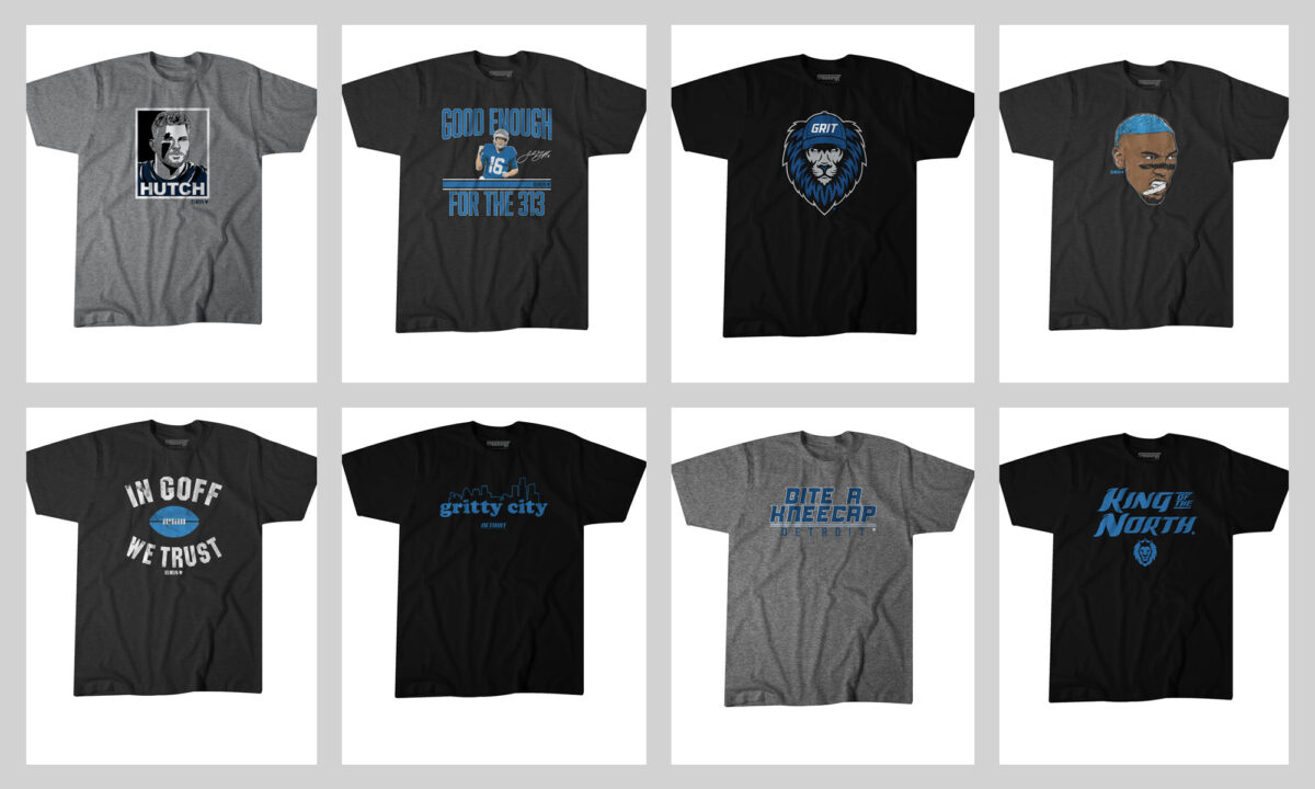 12 Detroit Lions shirts & sweatshirts to celebrate this magical season
