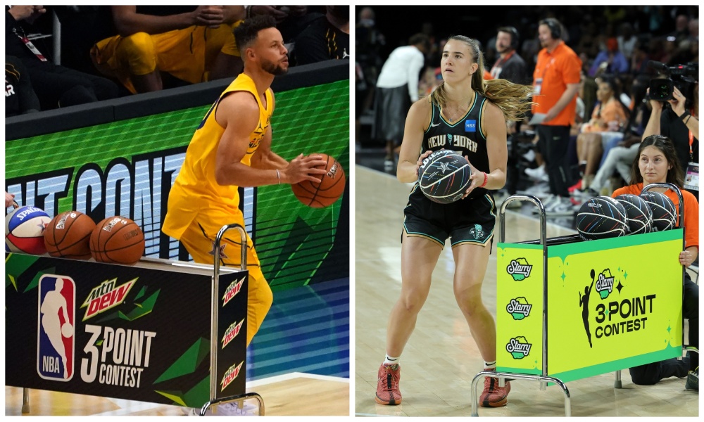 Stephen Curry and Sabrina Ionescu will have a 3-point contest at NBA All-Star and it’s such a great idea