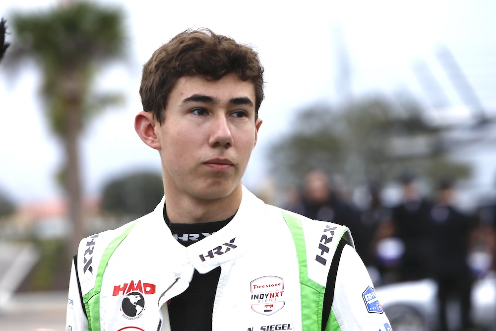 Siegel shines in IndyCar testing debut with Coyne