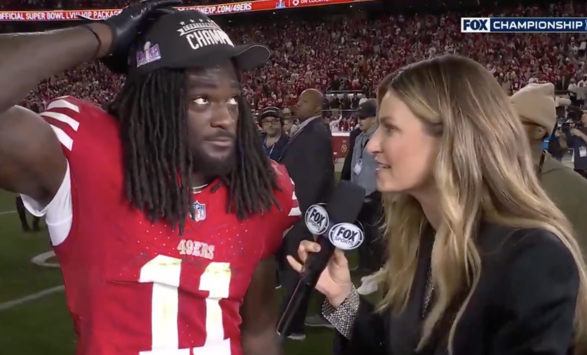 Brandon Aiyuk claimed a ladybug blessed him and 49ers with unreal luck in NFC title game win