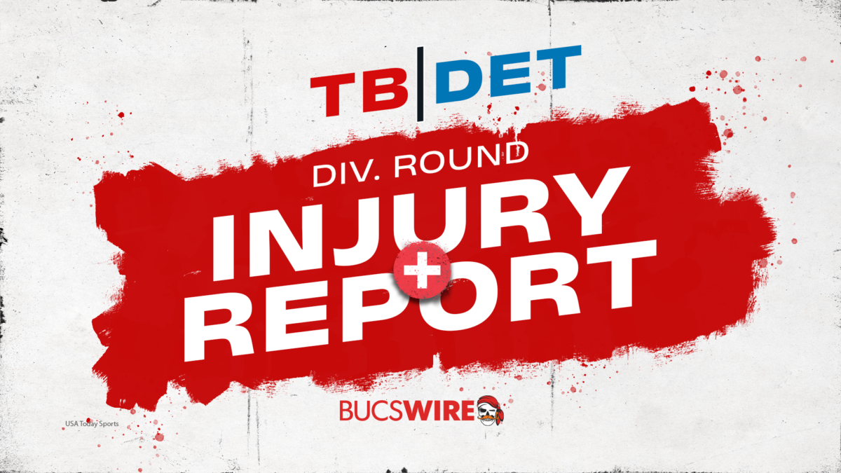 Bucs Divisional Round Injury Report: Four players marked non-participants