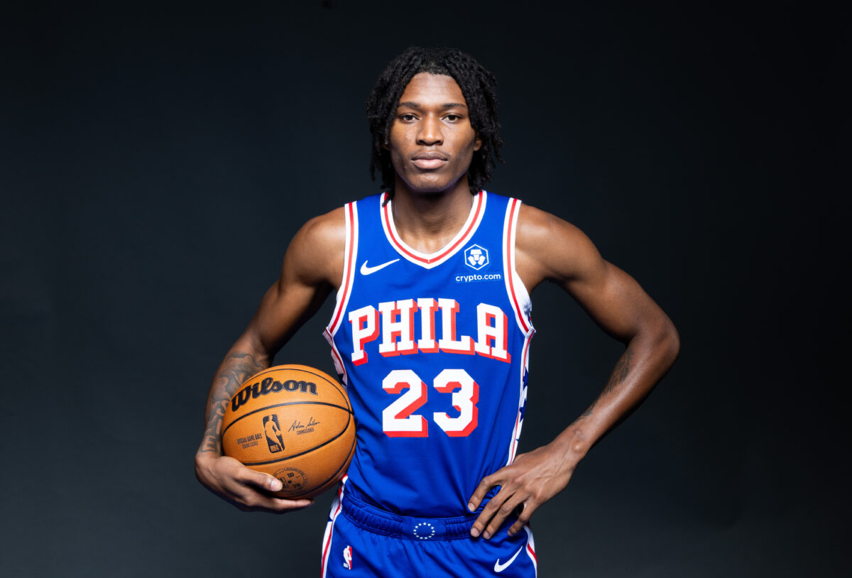 Terquavion Smith reacts to making NBA debut after Sixers beat Magic