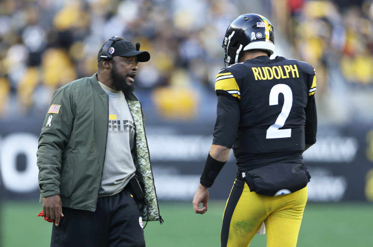 Steelers HC Mike Tomlin non-commital about Mason Rudolph as the starter next week