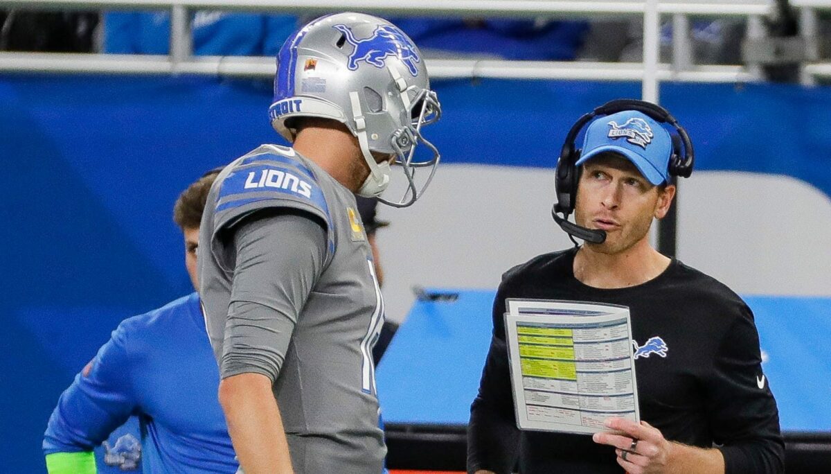 Lions offensive coordinator Ben Johnson staying with Detroit