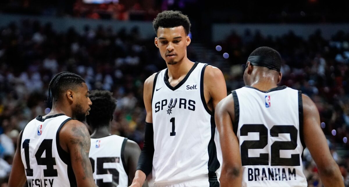 Is Blake Wesley taking Malaki Branham’s spot in the San Antonio Spurs’ rotation?